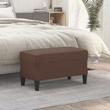 vidaXL Klupa smeđa 70 x 35 x 41 cm od umjetne kože | shoptok.hr