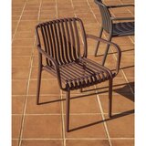 Kave Home Rjav plastičen vrtni stol Isabellini – | Shoptok.si