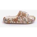 Boto FK1 Children's Lightweight Slippers with Bears Beige Evitrapa | shoptok.hr