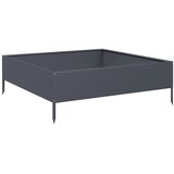  Povišena vrtna gredica antracit 100x100x33,5 cm od čelika | Eponuda.com