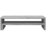  Stalak za monitor siva boja hrasta 54x22x15cm konstruirano drvo | shoptok.hr