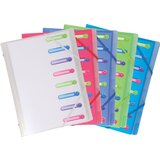 Exacompta Kartotečna mapa DIN A4, PP, 8 predelkov, sortirano, (21652749) | Shoptok.si