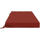  Jastuk za sjedalo SOEST 100% poliester Crvena 120 x 80 x 10 cm Slike