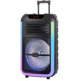  Zvučnik NDR-325 (FM/USB/TF/bluetooth/TWS) 15" karaoke s 2 wireless mikrofona | Eponuda.ba