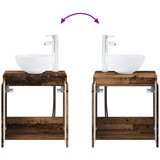  Umivaonik s policom Staro drvo 49,5 x 35 x 63 cm | shoptok.hr