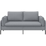 SOFA za dvije osobe Svjetlosiva 188 x 81 x 89 cm Tkanina Slike