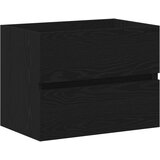 vidaXL omarica za umivalnik Črni hrast 60x38,5x45 cm Inženirski les | Shoptok.si