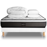 Prestige literie Kompletni paket za posteljo - Vzmetnica 140x190 cm + Vzmetni okvir z letvami (komplet) + 2 vzglavnika + Prevleka - Suite, (21613873) Cene