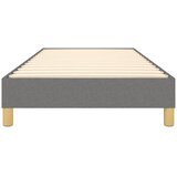  Okvir za krevet s oprugom tamnosivi 100x200 cm od tkanine | shoptok.hr