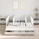 Krevet s ladicama s ladicama Bijelo 160 cm Konstruirano drvo | shoptok.hr