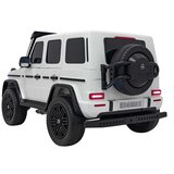 Ramiz Otroško vozilo Mercedes Benz G63 AMG XXL STRONG MP4 bele barve | Shoptok.si