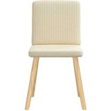  Jedilni stoli 4 kosi krem blago, (21832438) | Shoptok.si