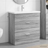  Set namještaja za kupaonicu Siva Sonoma 81 x 40 x 84,5 cm | shoptok.hr