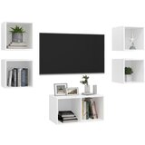  5-dijelni set TV ormarića bijeli od konstruiranog drva | Eponuda.com
