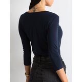 BASIC Feel Good Blouse-RV-BZ-4690.20-navy blue | Shoptok.si