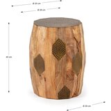 Marckeric Okrugao pomoćni stol od masivnog manga ø 29 cm Fabia – | shoptok.hr