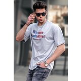 Madmext Gray Men's T-Shirt 4960 Cene