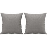  Jastuci 2 kom svjetlosivi 40 x 40 cm od tkanine | shoptok.hr