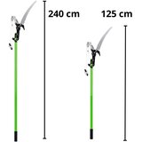  Teleskopske &amp;scaron;karje za rezanje vej in pila 2u1 - 125-240 cm Slike