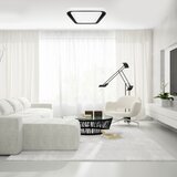  LED prigušiva stropna svetiljka QUADRO LED/66W/230V 3000-6000K bela/crna + daljinski upravljač | Eponuda.com