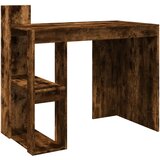 Maison Chic Pisarniška Pisalna miza - pisarniška miza - Računalniška miza dimljen hrast 103,5x56,5x94 cm inž. les, (21785491) | Shoptok.si