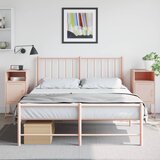 vidaXL Noćni ormarići 2 kom ružičasti 36 x 39 x 78 cm čelični Cijene