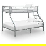  Posteljni okvir pograd siv kovinski 140x200/90x200 cm Cene