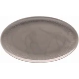 oval 38cm grey