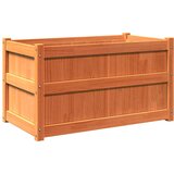 Maison Chic Vrtno cvetlično korito - Cvetlični Lonec voščeno rjavo 90x50x50 cm trdna borovina, (21790407) Cene