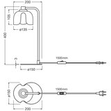 Osram Stona lampa DECOR COROLLE 1xG9/20W/230V crna/zlatna | Eponuda.com