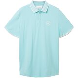 Tom Tailor Majica turkizna / bela | Shoptok.si