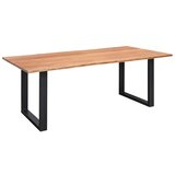 Bessagi Home jedilna miza malmo, les akacije, 200x100 cm | Shoptok.si