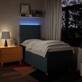  Krevet s oprugama i madracem plavi 90 x 200 cm od tkanine | shoptok.hr