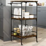 vidaXL Kuhinjska kolica boja hrasta 60 5x50x105 cm konstruirano drvo Cijene
