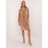 Italy Moda Dress-DHJ-SK-19890.86P-camel Cijene