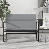 vidaXL Klupa svjetlosiva 100 x 64 x 80 cm od tkanine | shoptok.hr