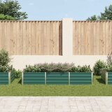  Vrtna sadilica od pocinčanog čelika 240 x 80 x 45 cm zelena | Eponuda.com