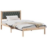  Okvir za krevet Tamno siva 100 x 200 cm tkanina | shoptok.hr