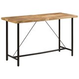  Barski stol 180 x 70 x 107 cm masivno drvo manga i željezo | shoptok.hr