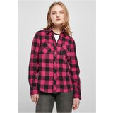 UC Ladies Ladies Turnup Checked Flanell Shirt wildviolet/black | shoptok.hr