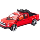  Set terenskog vozila s prikolicom i sportskim automobilom - 59cm - crno/crvenii | Shoptok.si