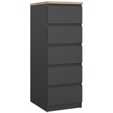 Tvilum Temno siva komoda 40x111x50 cm Naia – Cene