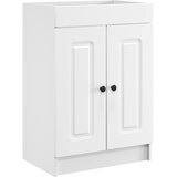 vidaXL Omarica pod umivalnikom Bela 56 x 37,5 x 81 cm Inženirski les, (5000245793) | Shoptok.si