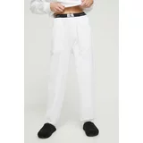 Calvin Klein Underwear Bombažne hlače bela barva