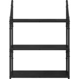  Polica na zidu Crni hrast 60 x 21 x 78,5 cm Konstruirano drvo | Eponuda.com