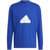 ADIDAS SPORTSWEAR Tehnička sportska majica 'Long-Sleeve Top' plava / bijela
