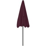 vidaXL Suncobran za plažu bordo 200 x 125 cm | shoptok.hr