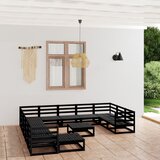 Maison Chic Seti vrtnega pohištva - Vrtna garnitura - Vrtni pohištvo set 13-delna trdna borovina, (21809960) | Shoptok.si
