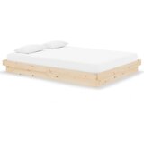 The Living Store Posteljni okvir iz trdnega lesa 135x190 cm - Posteljni Okvir, (21529860) | Shoptok.si