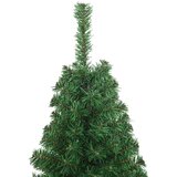 vidaXL Umestno božično drevo Zelena 150 cm PVC, jeklo in plastika | Shoptok.si